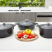 WHCIPRS3002G Westinghouse 30cm Round Shallow Cast Iron Pot